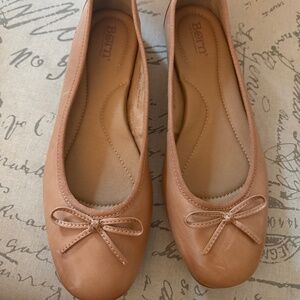 Born Brin Leather Ballerina Flats - 9M